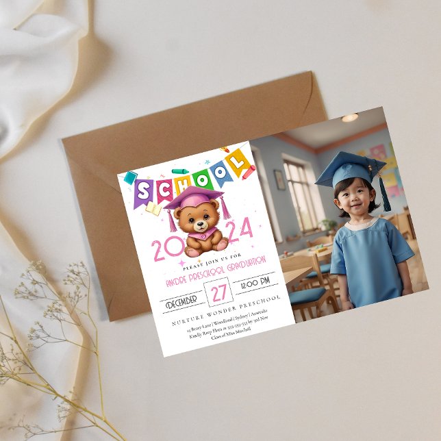 Invitación a graduación de jardín de infancia de o (Subido por el creador)