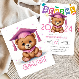 Invitación a graduación de jardín de infancia de o