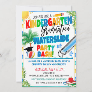 Invitación a graduación de jardines de infancia