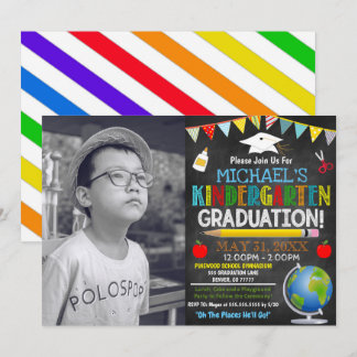 Invitación a graduación de jardines de infancia