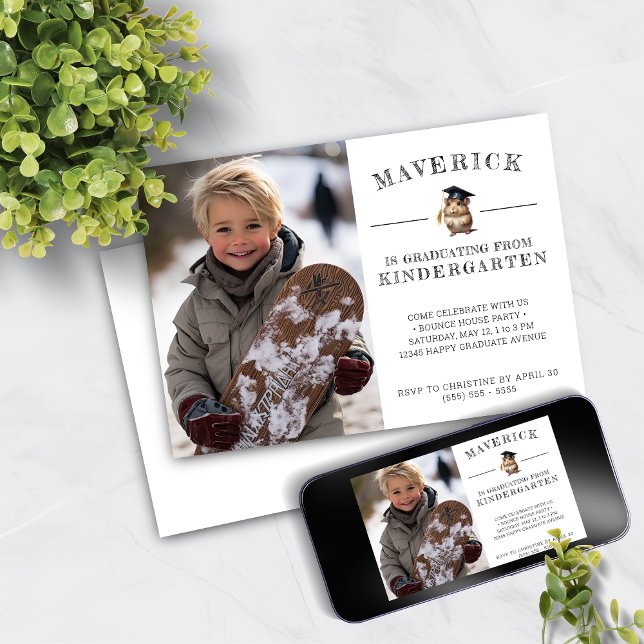 Invitación a graduación de jardines de infancia de (Subido por el creador)