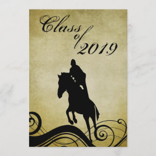 Invitación a graduación de Jumping de Caballo de E