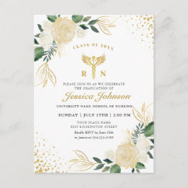 Invitación a graduación de la Escuela de Enfermerí