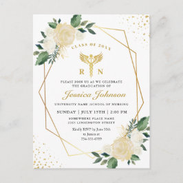 Invitación a graduación de la Escuela de Enfermerí