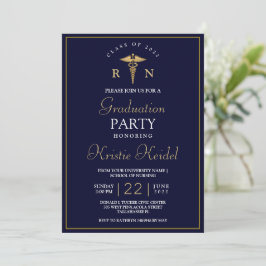 Invitación a graduación de la escuela de enfermerí
