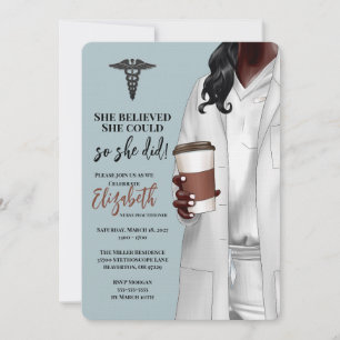 Invitación a graduación de la Escuela de Medicina 
