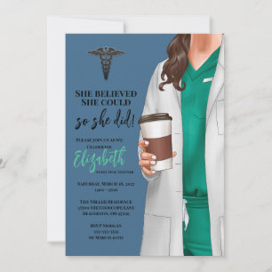 Invitación a graduación de la Escuela de Medicina 