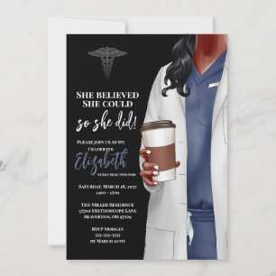 Invitación a graduación de la Escuela de Medicina 