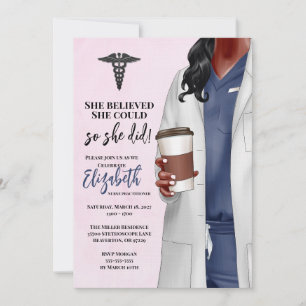 Invitación a graduación de la Escuela de Medicina
