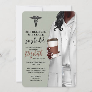 Invitación a graduación de la Escuela de Medicina