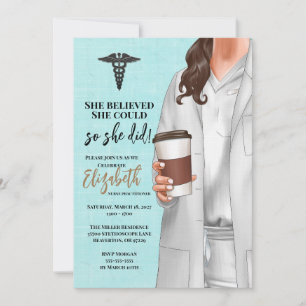 Invitación a graduación de la Escuela de Medicina 