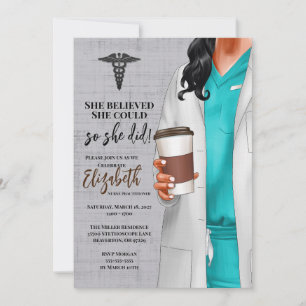Invitación a graduación de la Escuela de Medicina