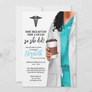 Invitación a graduación de la Escuela de Medicina 