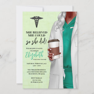 Invitación a graduación de la Escuela de Medicina 
