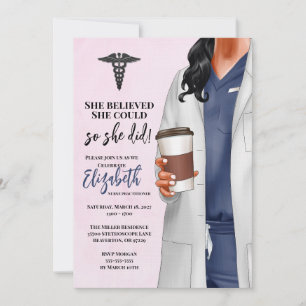 Invitación a graduación de la Escuela de Medicina 