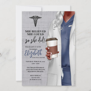 Invitación a graduación de la Escuela de Medicina 