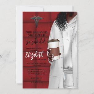 Invitación a graduación de la Escuela de Medicina 