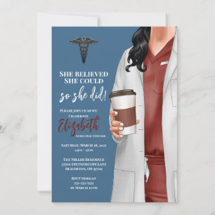 Invitación a graduación de la Escuela de Medicina