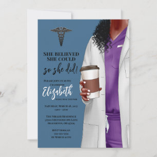 Invitación a graduación de la Escuela de Medicina
