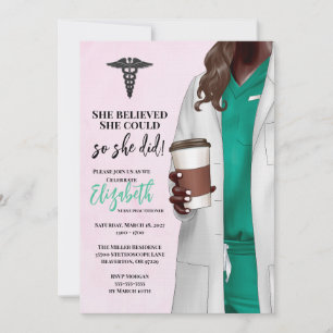 Invitación a graduación de la Escuela de Medicina