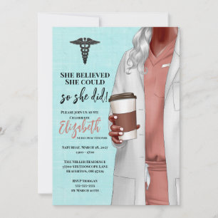 Invitación a graduación de la Escuela de Medicina 