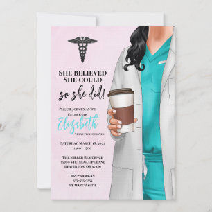 Invitación a graduación de la Escuela de Medicina 