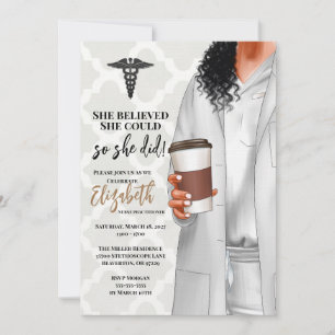 Invitación a graduación de la Escuela de Medicina