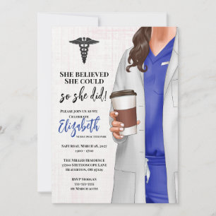 Invitación a graduación de la Escuela de Medicina