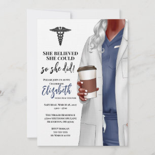Invitación a graduación de la Escuela de Medicina 