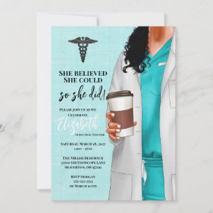 Invitación a graduación de la Escuela de Medicina