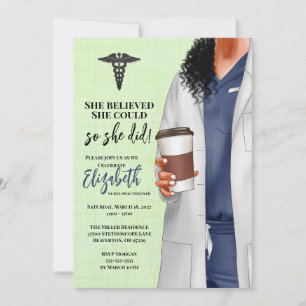 Invitación a graduación de la Escuela de Medicina