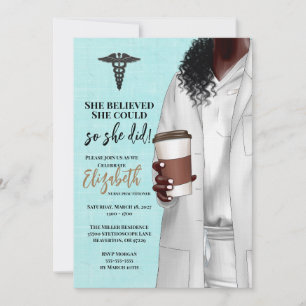 Invitación a graduación de la Escuela de Medicina 