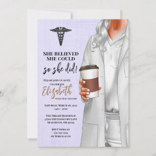 Invitación a graduación de la Escuela de Medicina 