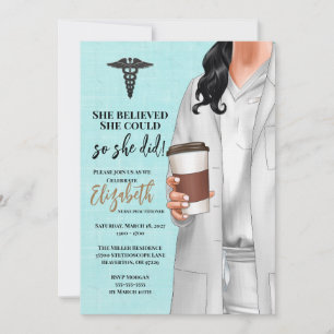 Invitación a graduación de la Escuela de Medicina