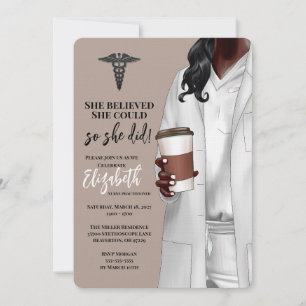 Invitación a graduación de la Escuela de Medicina