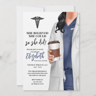 Invitación a graduación de la Escuela de Medicina 