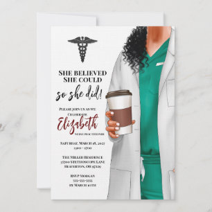 Invitación a graduación de la Escuela de Medicina 