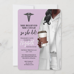 Invitación a graduación de la Escuela de Medicina