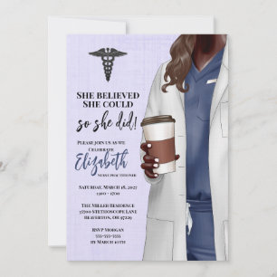 Invitación a graduación de la Escuela de Medicina 