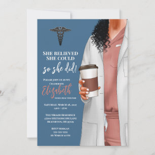 Invitación a graduación de la Escuela de Medicina 