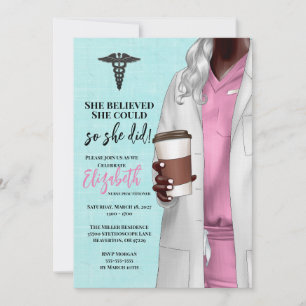 Invitación a graduación de la Escuela de Medicina