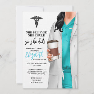 Invitación a graduación de la Escuela de Medicina 