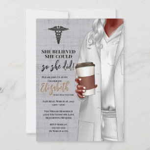 Invitación a graduación de la Escuela de Medicina 