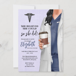 Invitación a graduación de la Escuela de Medicina 