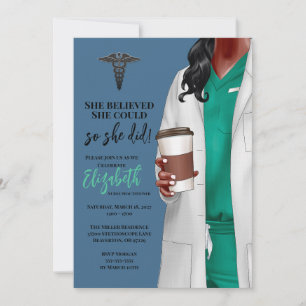 Invitación a graduación de la Escuela de Medicina