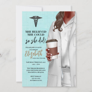 Invitación a graduación de la Escuela de Medicina 