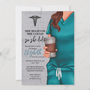 Invitación a graduación de la Escuela de Medicina