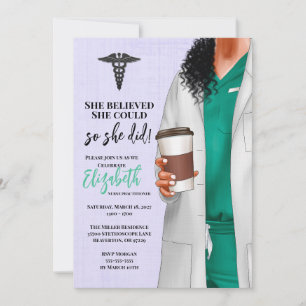 Invitación a graduación de la Escuela de Medicina 