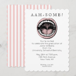 Invitación a graduación de la escuela dental
