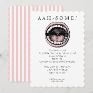 Invitación a graduación de la escuela dental